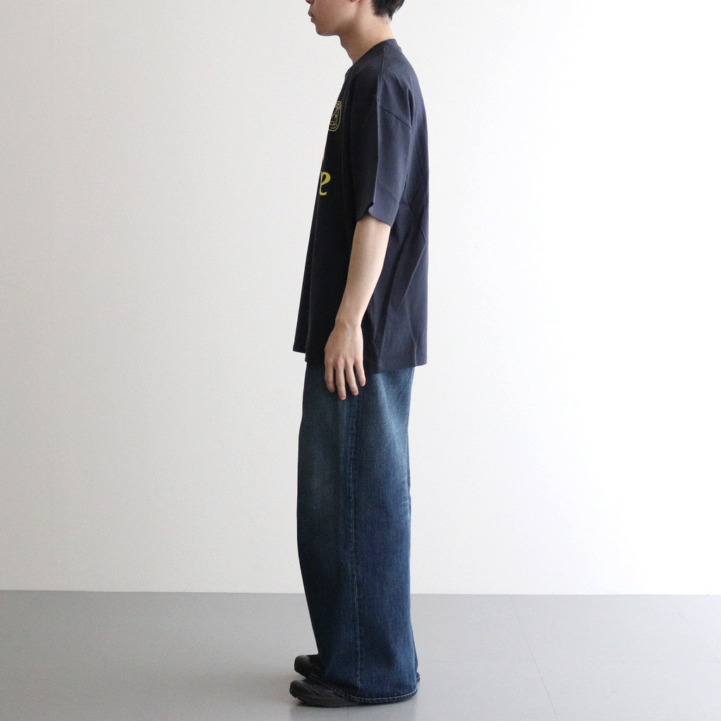 CORPORATE PRINTED S/S TEE ”FOOTBALL” #NAVY [FSC251-70185]