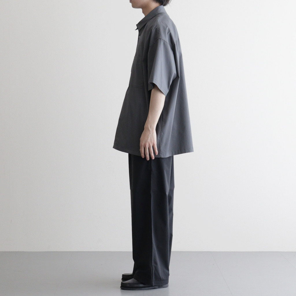 Solotex Twill S/S Oversized Box Shirt #GRAY [GM261-50159B]