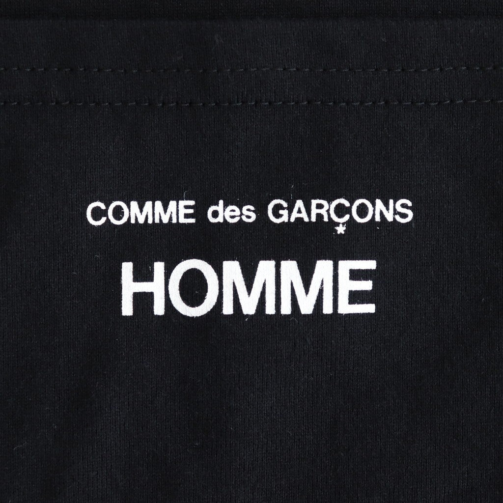 綿天竺 製品プリント長袖Tシャツ #BLACK [HP-T102-051]