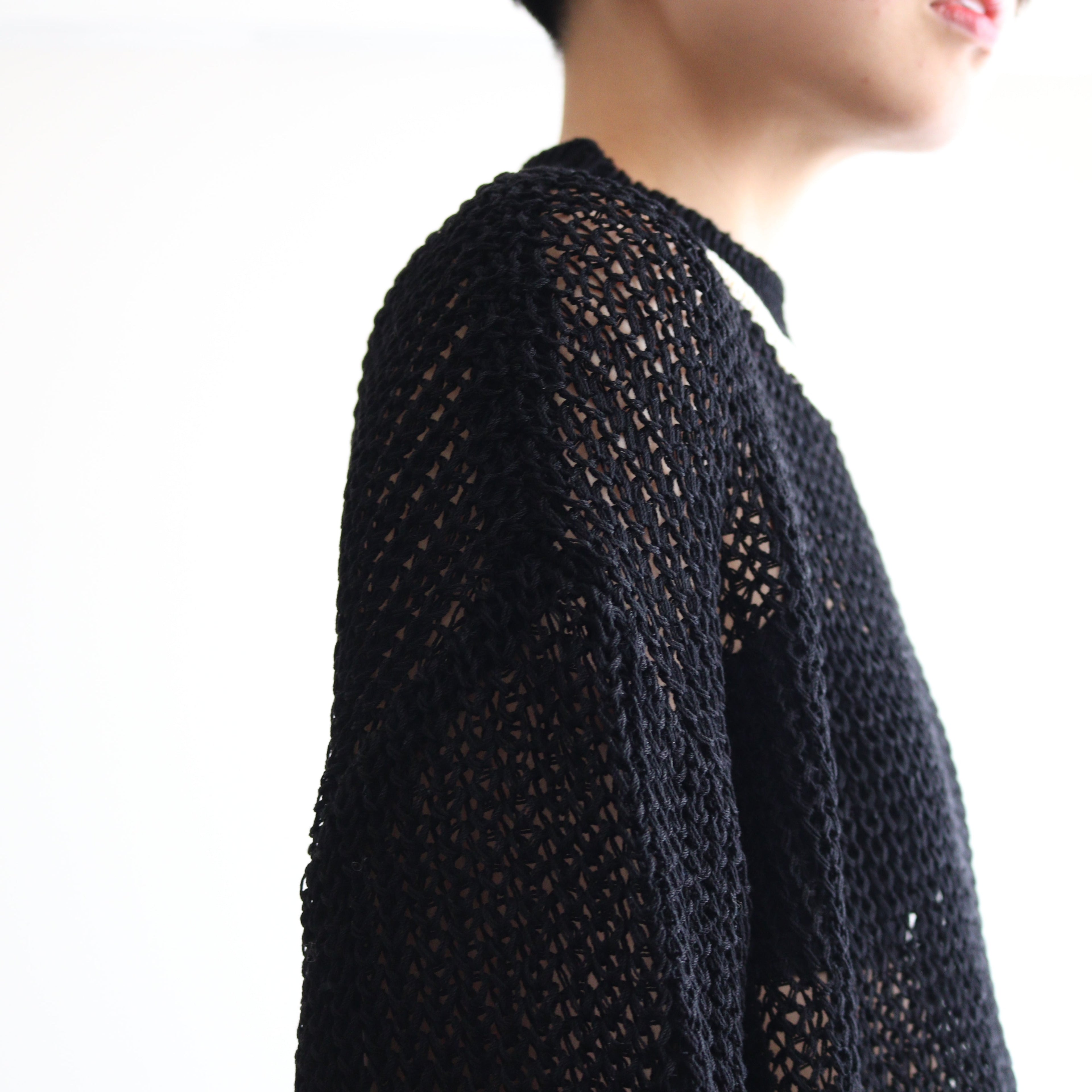 FILL SWEATER #BLACK [NG24S-06SW01C]