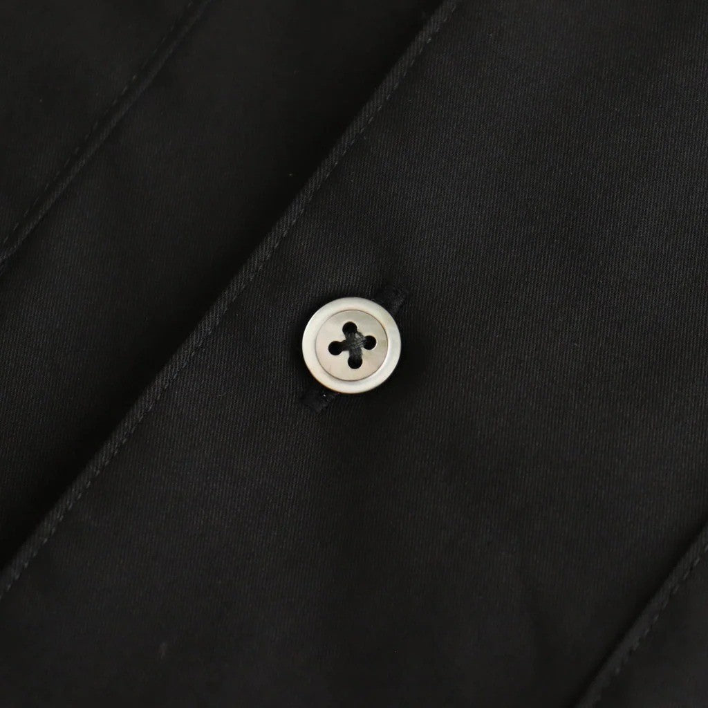 Solotex Twill S/S Oversized Box Shirt #BLACK [GM261-50159B]