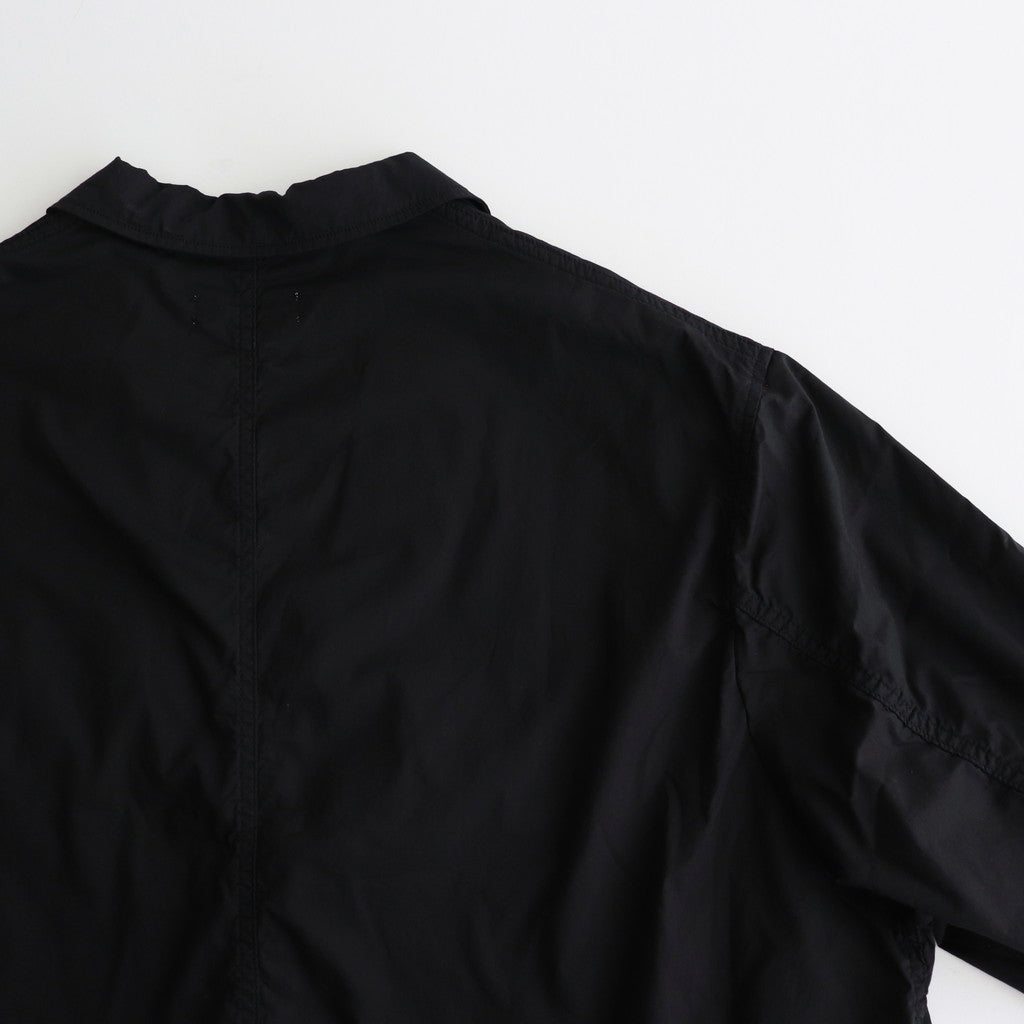 Garment Dyed Typewriter Oversized Jacket #BLACK [GM243-20087