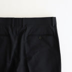 SUPER FINE TROPICAL WOOL SLACKS #TOP DARK NAVY [A25SP03WT]