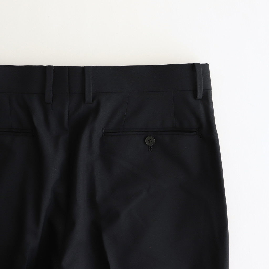 SUPER FINE TROPICAL WOOL SLACKS #TOP DARK NAVY [A25SP03WT]