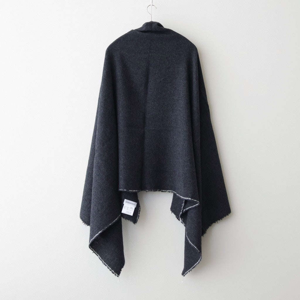 Wool Cashmere Stole #CHARCOAL [53052901]