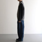 L-G Zip-up Vest #Gray [2403-020]