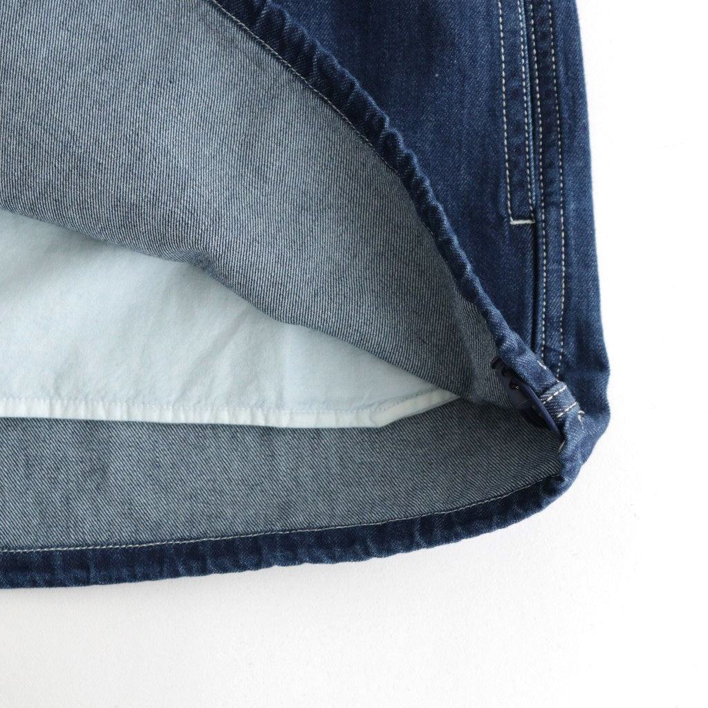 DENIM PULLOVER SHIRT #ONE WASH [FSC261-50186OB]