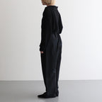 SHEER LIGHT KNIT SKIPPER LS #BLACK [ST.1150]