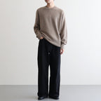 Cashmere Wholegarment Crewneck Sweater #BEIGE [YK25FW01116S]