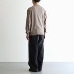 Selvage Denim Belted Pants #BLACK_DARK FADE [GU253-40064DB]