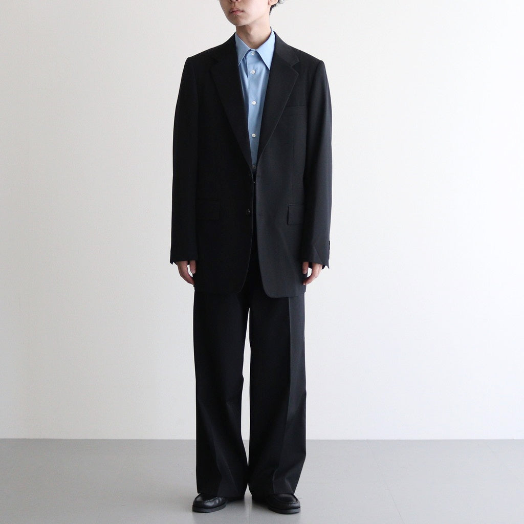 LIGHT WOOL MAX GABARDINE JACKET #TOP BLACK [A25AJ01MG]