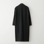 SUPER FINE WOOL MOSSER CHESTERFIELD COAT #BLACK [A25AC05WM]