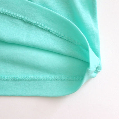 SUPER HIGH GAUGE SHEER RIB L/S TEE #AQUA GREEN [A00T01HF]