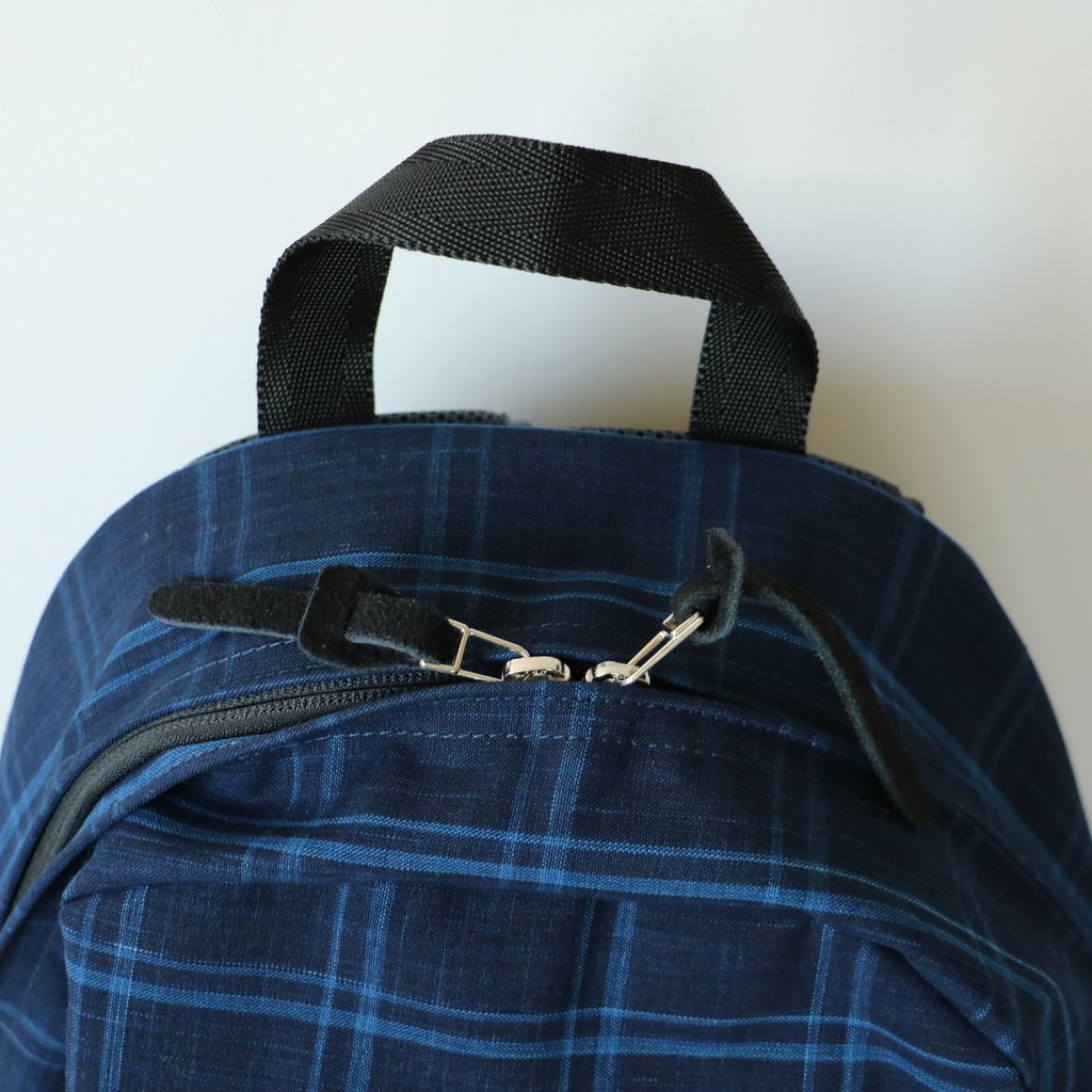 松阪木綿 格子 DAYPACK MOD M #NAVY CHECK