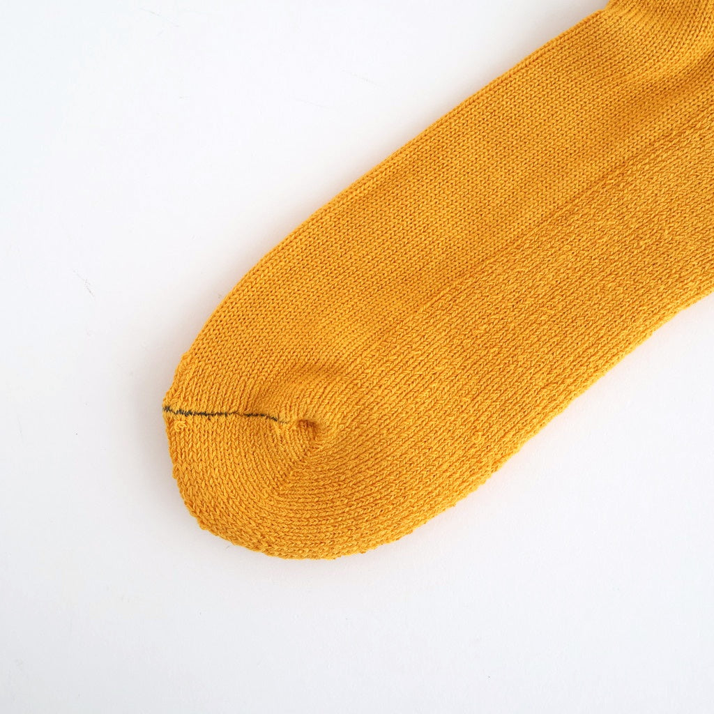 LOOSE PILE CREW SOCKS #YELLOW [R1334-AW25]