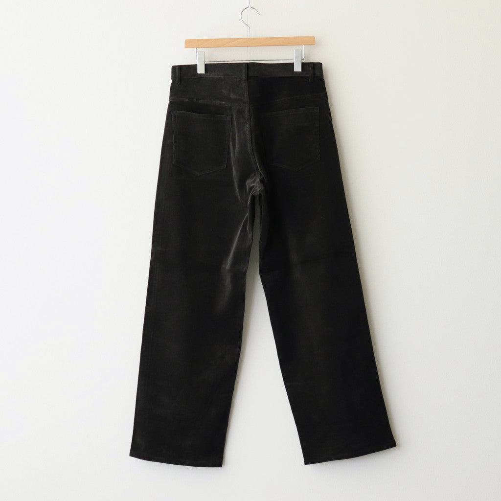 FINX CORDUROY PANTS #DARK BROWN [A24AP01FC]