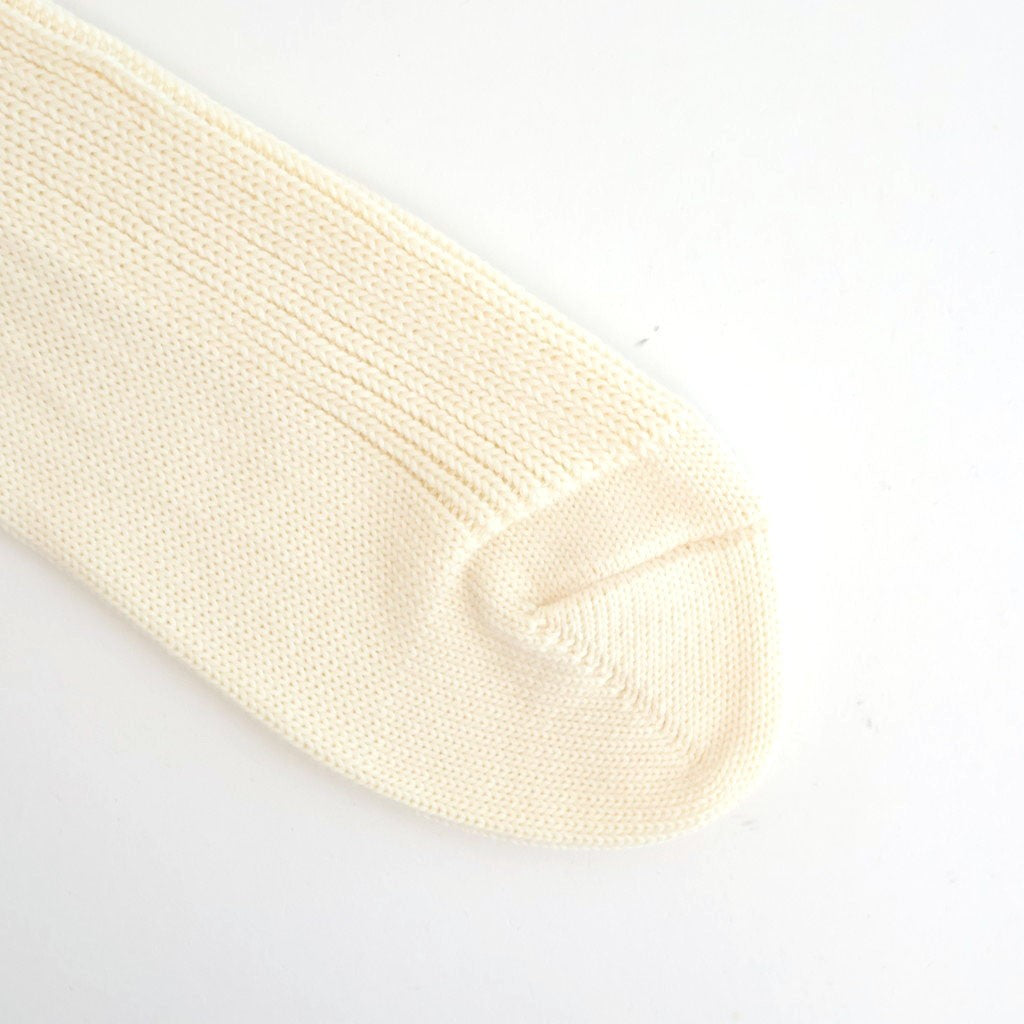 COTTON LOW GAUGE SOCKS #IVORY [A26SS03SX-W]