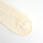 COTTON LOW GAUGE SOCKS #IVORY [A26SS03SX-W]