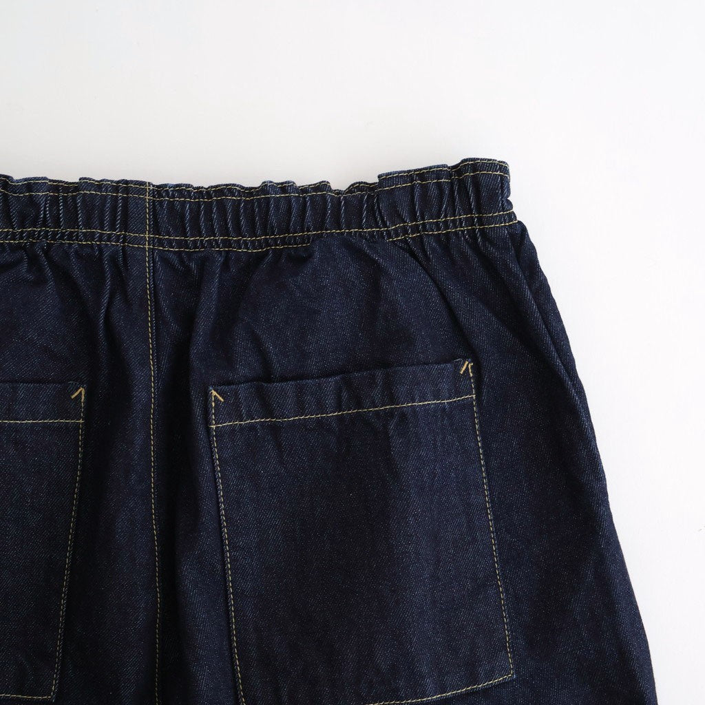 CORPORATE DENIM EASY PANTS #ONE WASH [FSC261-40208OB]