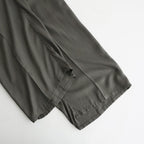 Modal Front Flat 1pleated Easy Trousers #CHARCOAL [YK26SS01216P]