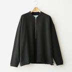 ハーフZipスウェットPO #BLACK [D226-T11101]
