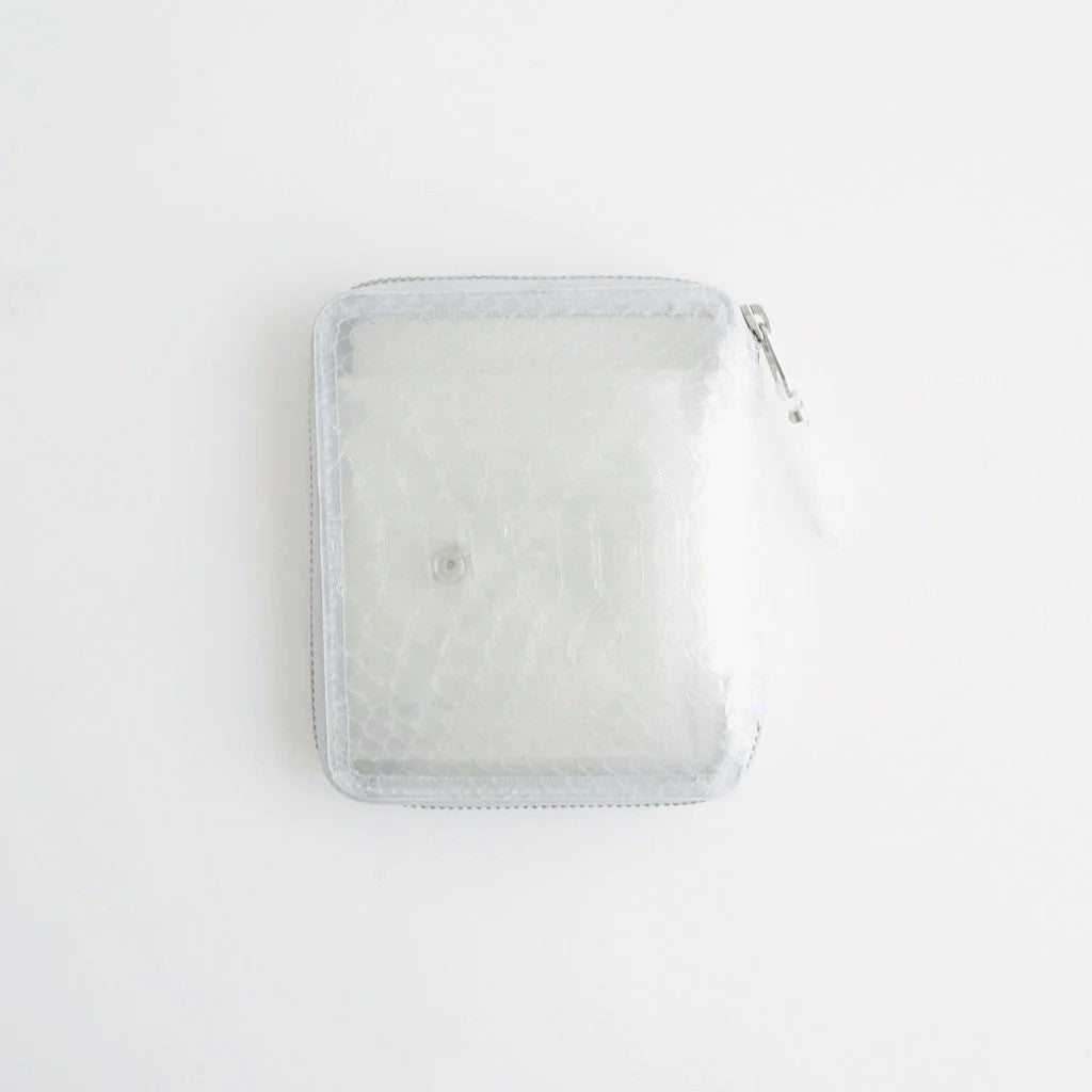 二つ折りZIP財布 - TRANSPARENT SNAKE #CLEAR [8Z-T210-051]