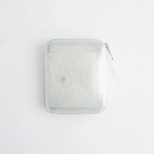 二つ折りZIP財布 - TRANSPARENT SNAKE #CLEAR [8Z-T210-051]