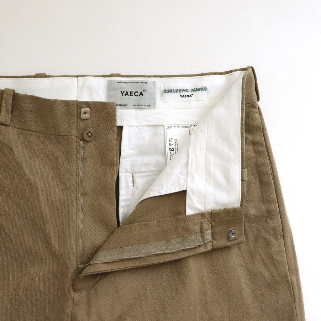CHINO CLOTH PANTS STRAIGHT #khaki [14658] - ciacura 三重県四日市市