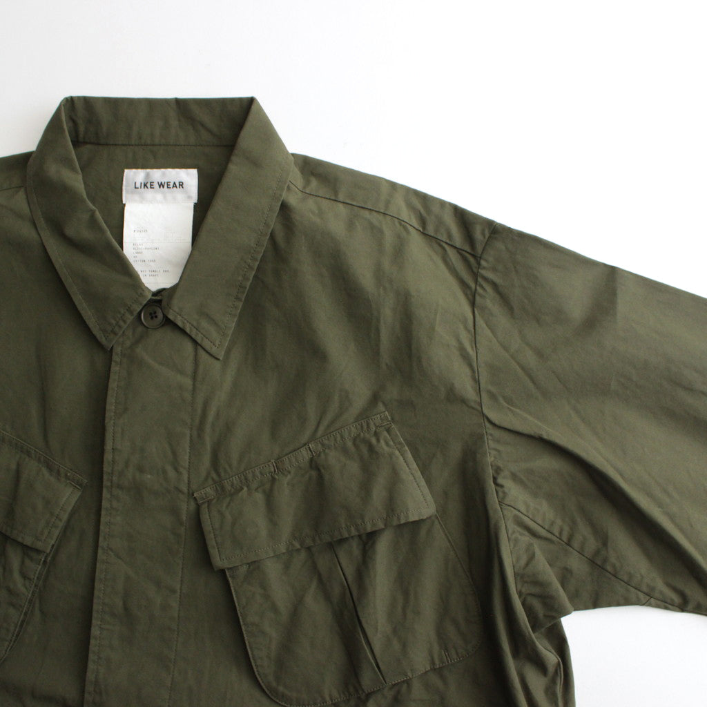 FATIGUE JACKET #olive poplin [24505]