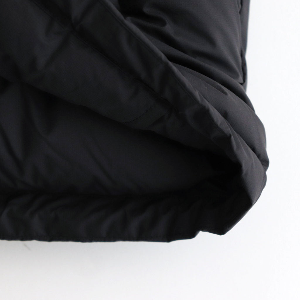 SUPER LIGHT NYLON RIPSTOP DOWN BLOUSON #BLACK [A24AB04NL]