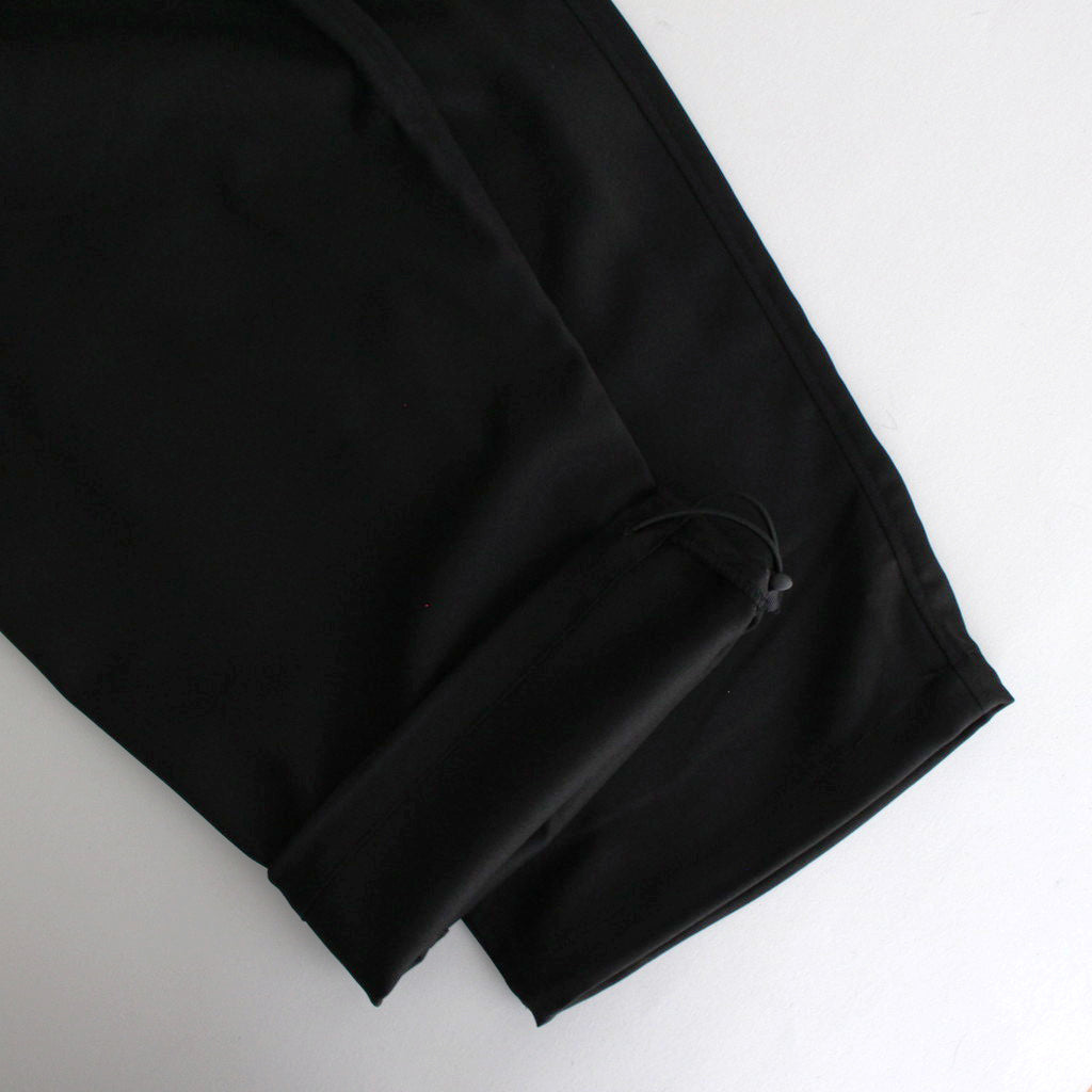 WOOLY TWILL TROUSERS #BLACK [FSC243-40178]