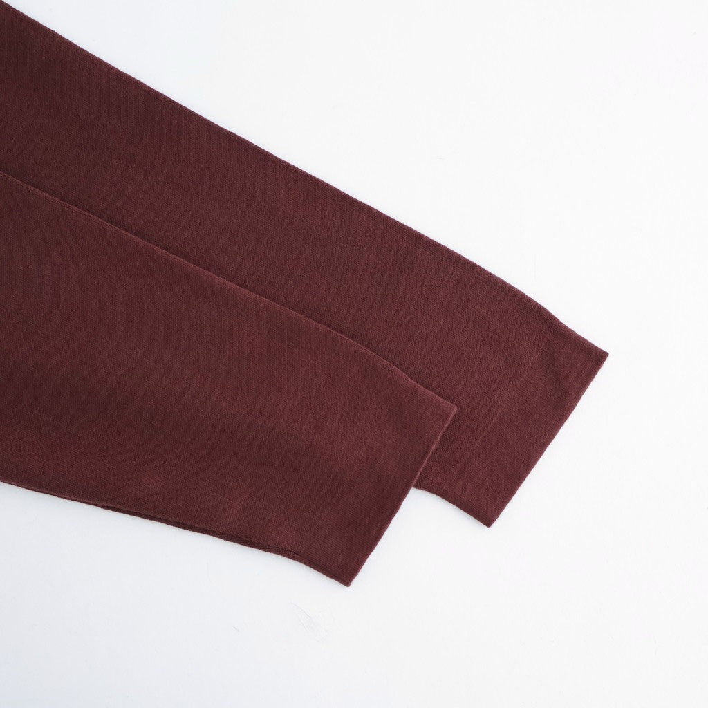 KEY-NECK PULLOVER #BROWN [N0030]