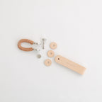 leather key shackle #natural [yv-c-lks]