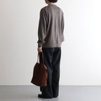 3WAY MEDIUM TOTE（OIL SUEDE） #COFFEE BROWN [MS-1]
