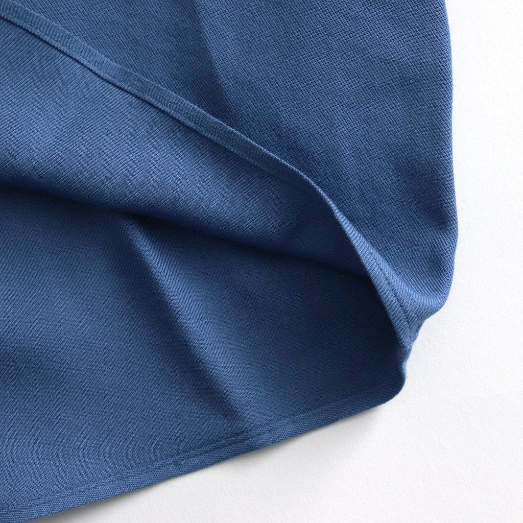 Sidogras Twill Viscose 오버디 한 수면 셔츠 #Blue [GM244-50014B]