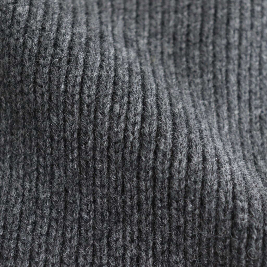 LIGHT CASHMERE KNIT STOLE #CHARCOAL [A25AM07CJ] - ciacura 三重県