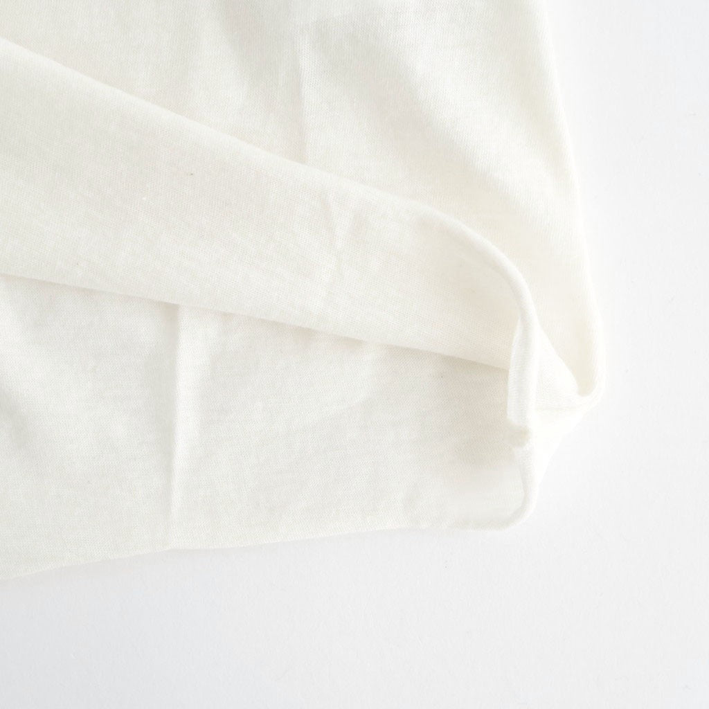 Cotton Cashmere Tee #WHITE [I25AW-CUT3]