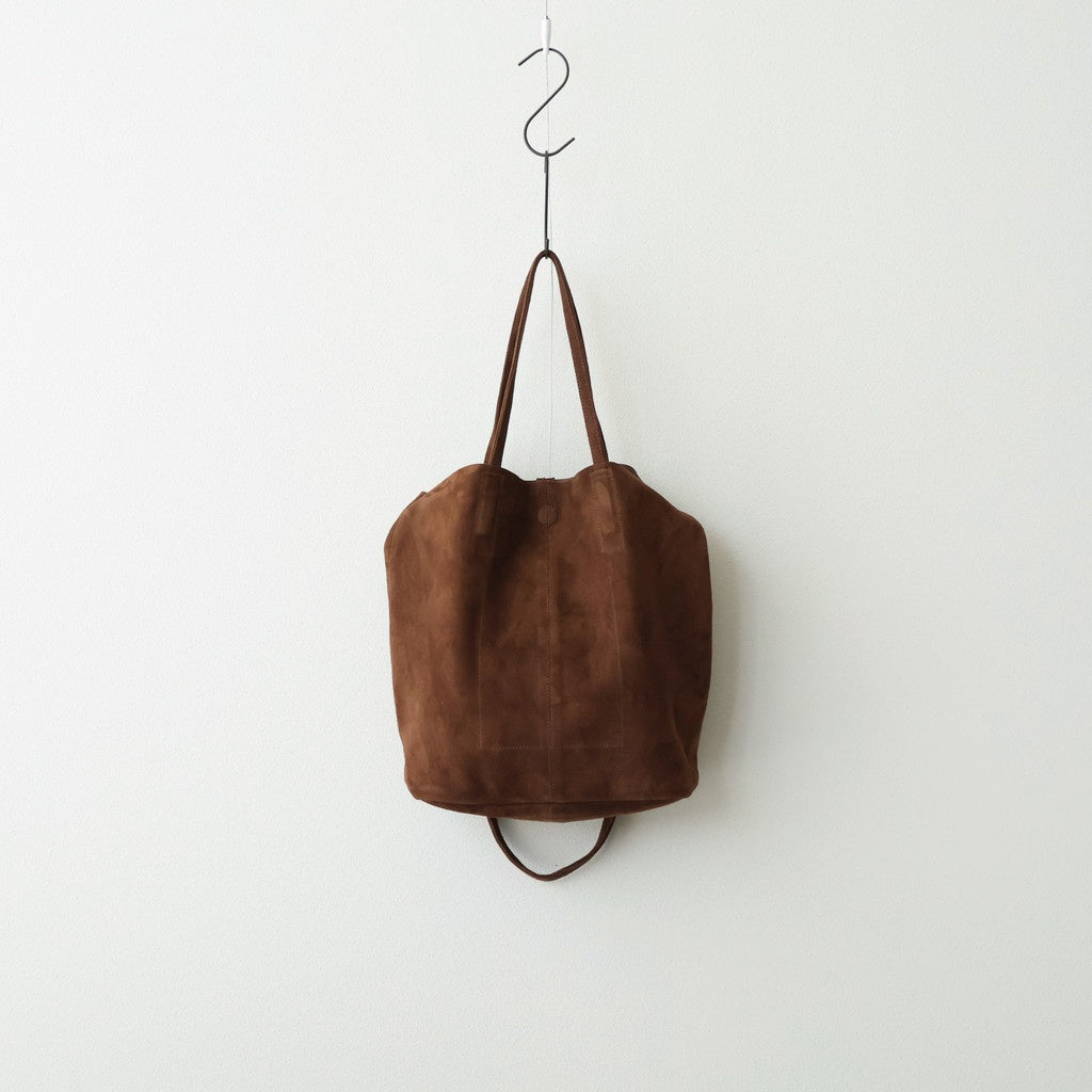 3WAY MEDIUM TOTE（OIL SUEDE） #COFFEE BROWN [MS-1]