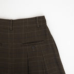 Pleats Bermuda Pants #MIX [12620707]