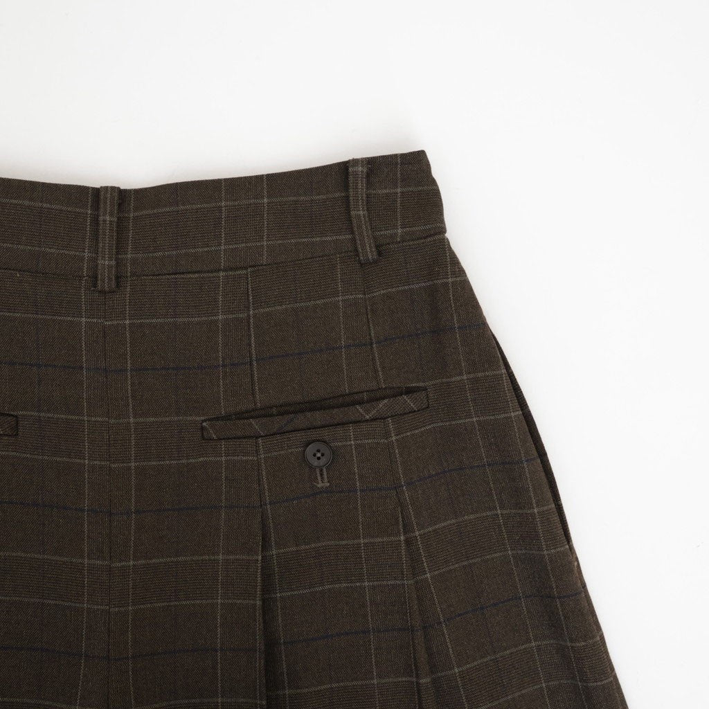 Pleats Bermuda Pants #MIX [12620707]