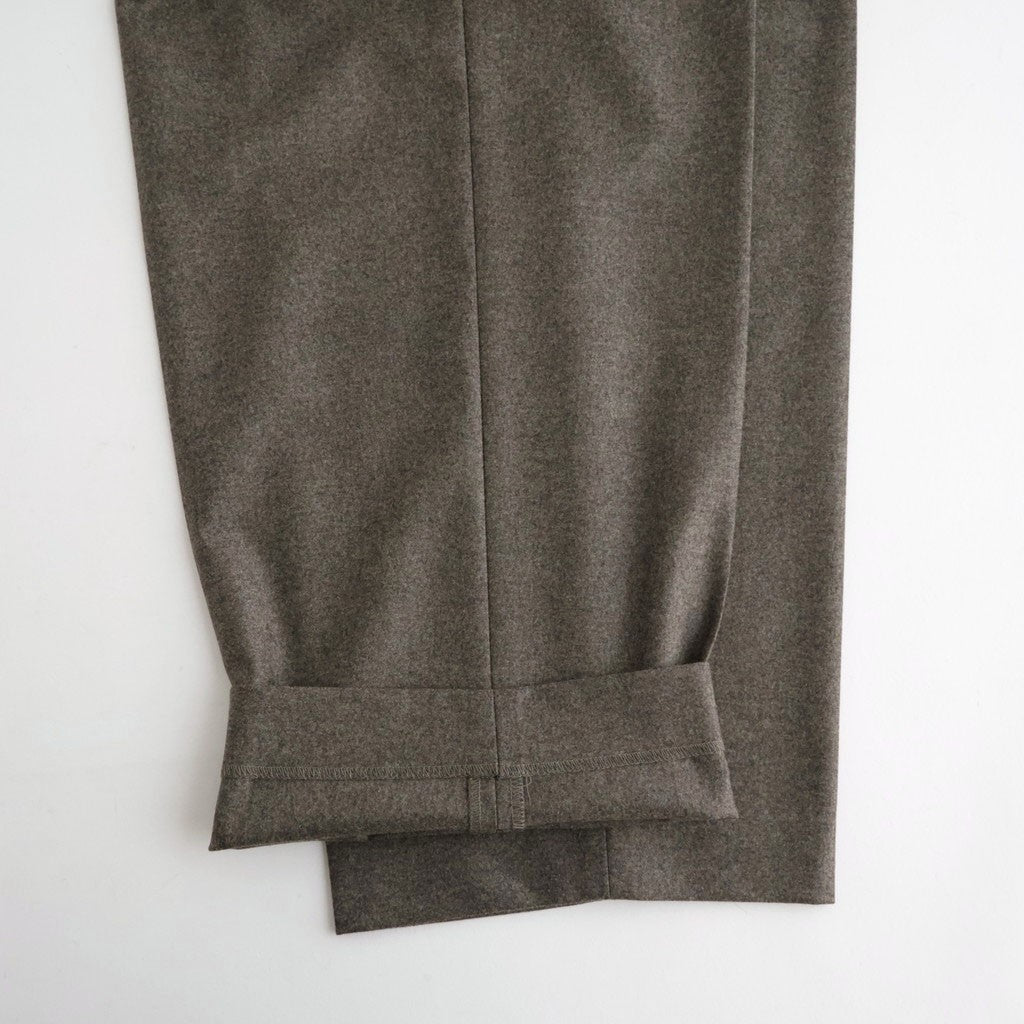 MERINO COLLEGE FLANNEL STANDARD PANTS #MOCHA [PRAGLW0900]