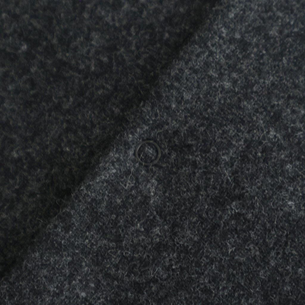 縮絨ウールワイドフーディー #CHARCOAL GRAY [D225-T391]