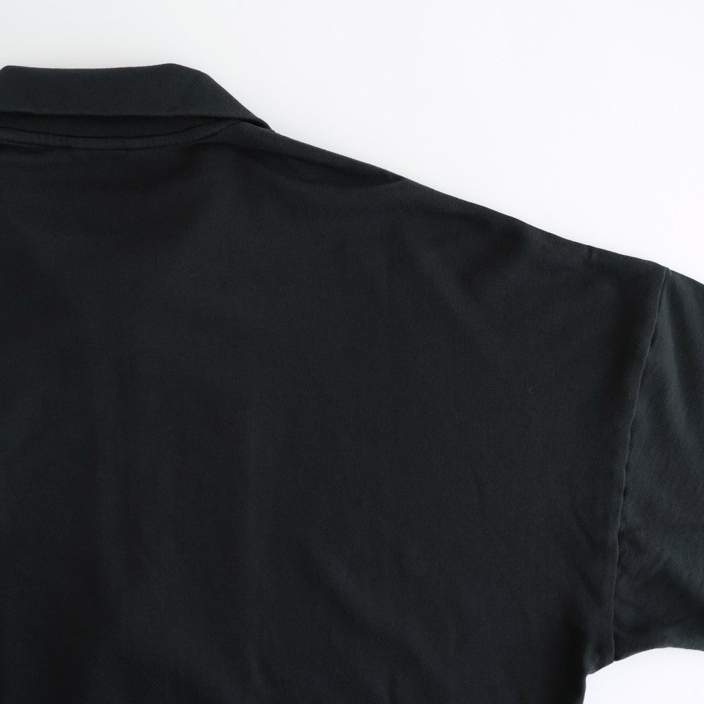 SUPER HIGH GAUGE SWEAT ZIP BLOUSON #INK BLACK [A25AB01CU]