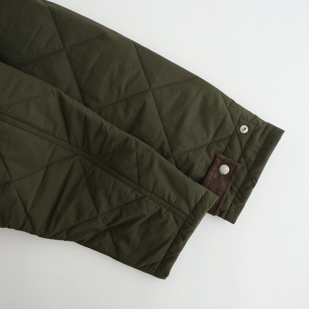 ナイロンタッサーキルトコート #KHAKI [HP-J026-051]