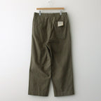 CHINO CLOTH PANTS TUCK STRAIGHT #olive [13659]