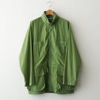 SUPER FINE COTTON LAWN HOODED BLOUSON #DUSTY GREEN [A26SB01CL]