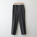 LIGHT WOOL MAX GABARDINE SLACKS #DARK GRAY [A25AP02MG]
