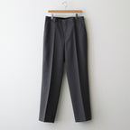 LIGHT WOOL MAX GABARDINE SLACKS #DARK GRAY [A25AP02MG]