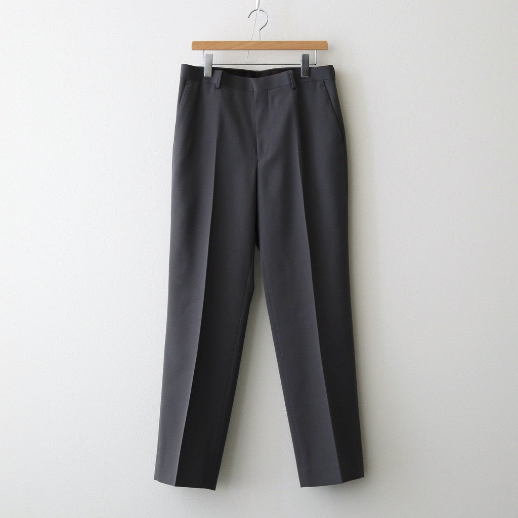 LIGHT WOOL MAX GABARDINE SLACKS #DARK GRAY [A25AP02MG]