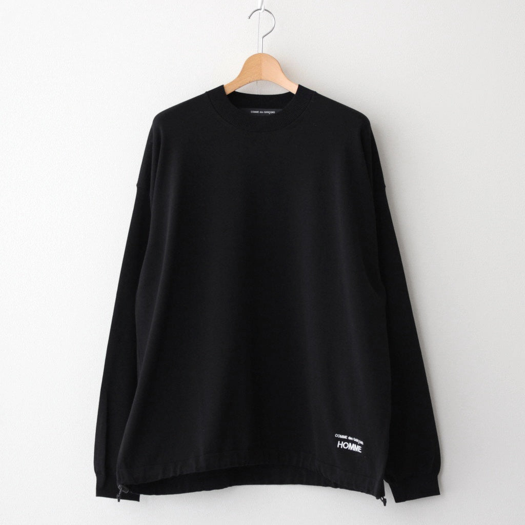 綿天竺 セーター #BLACK [HO-N001-051]